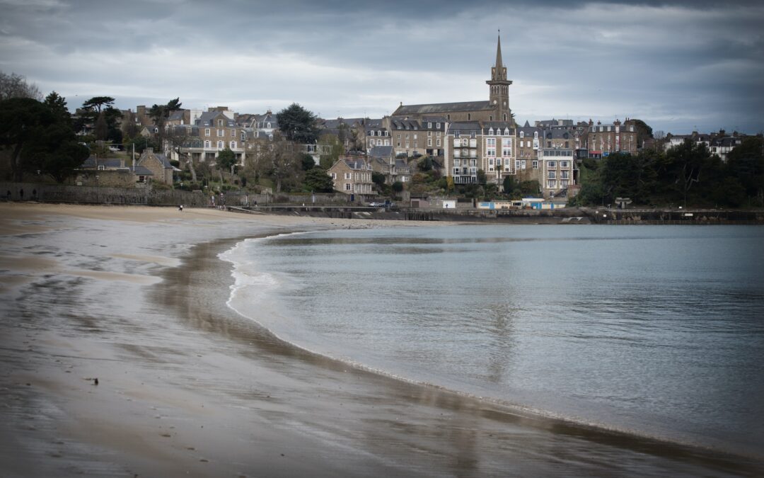 view of the famous French resort town Dinard